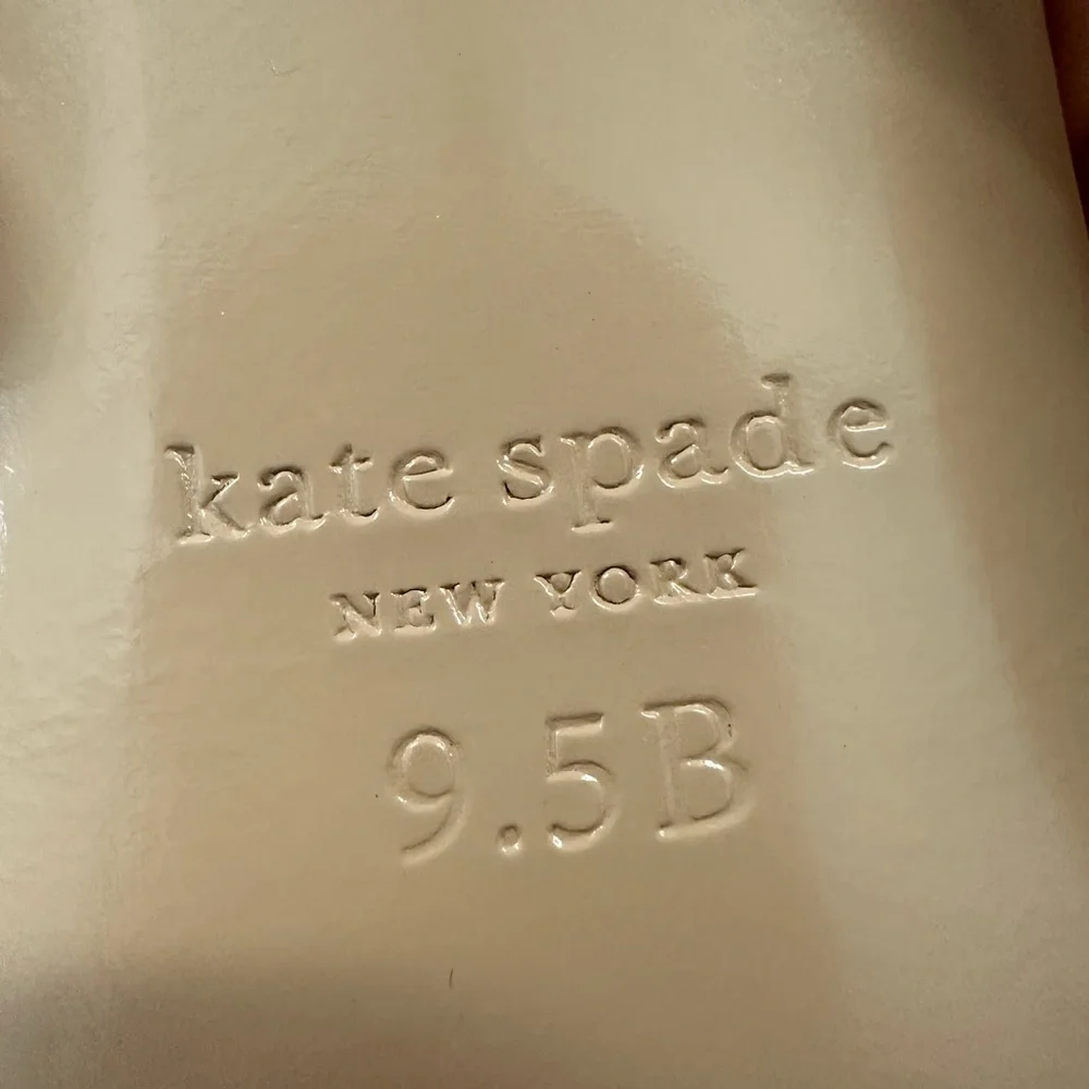 kate spade Gold Jeweled T-Strap Heels “treasure” Brand New Without Box